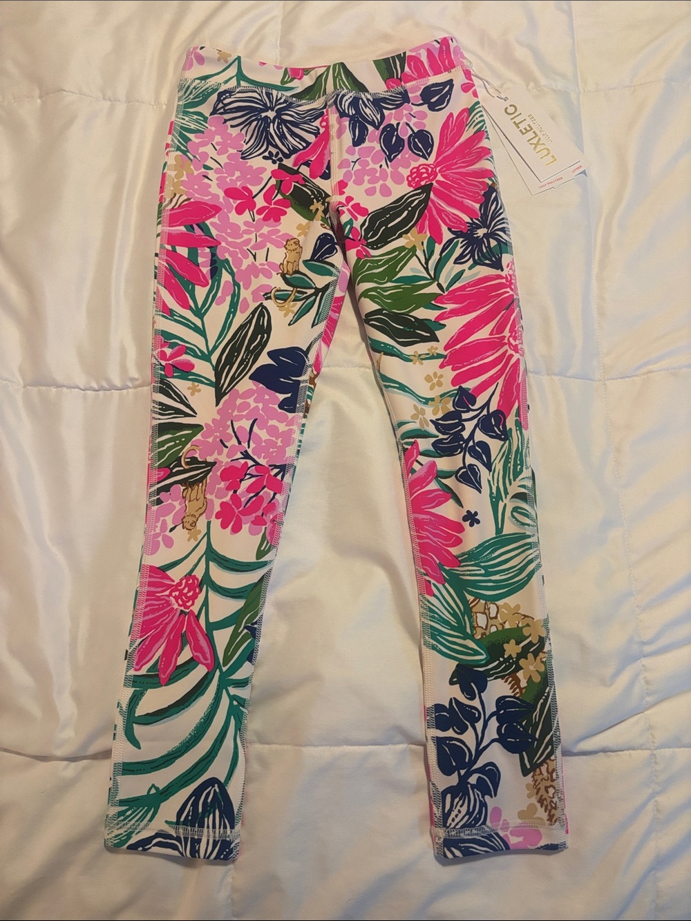 Lilly Pulitzer Girls Mini Weekender Legging UPF50+ in Coconut Unforgettable
End